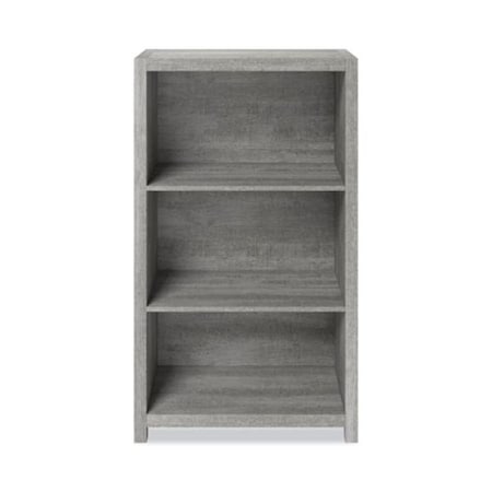 Kd 48 in. 3 Shelf Bookcase, Smoked Ash KD3215605